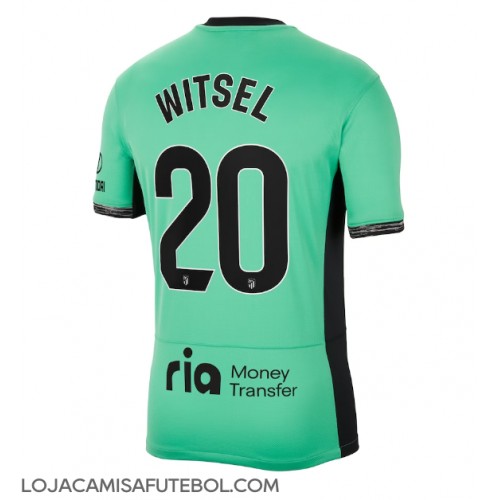 Camisa de Futebol Atletico Madrid Axel Witsel #20 Equipamento Alternativo 2023-24 Manga Curta